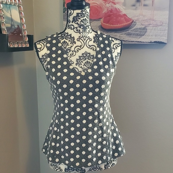 Anthropologie | Maeve polka dot top - Picture 2 of 6